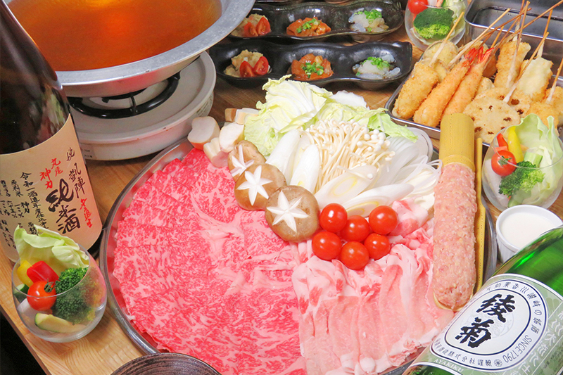 最高級のラードを使用した串カツ
