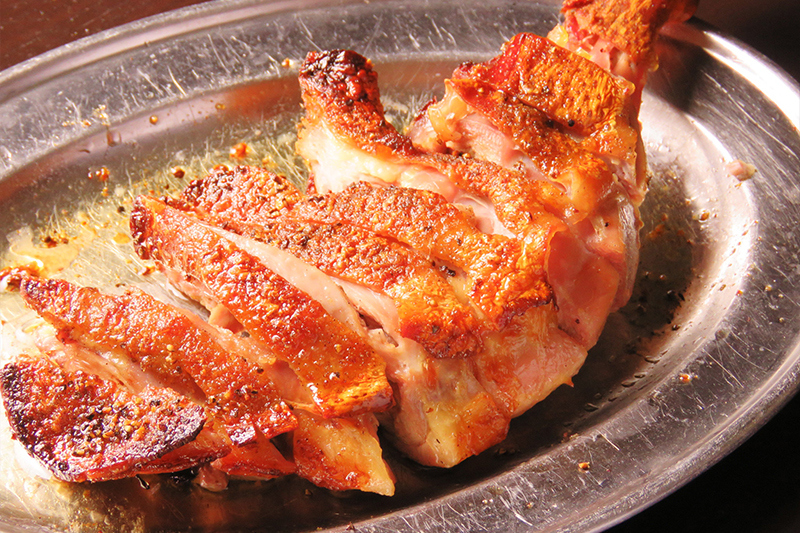 こだわりの朝引き鶏を使用