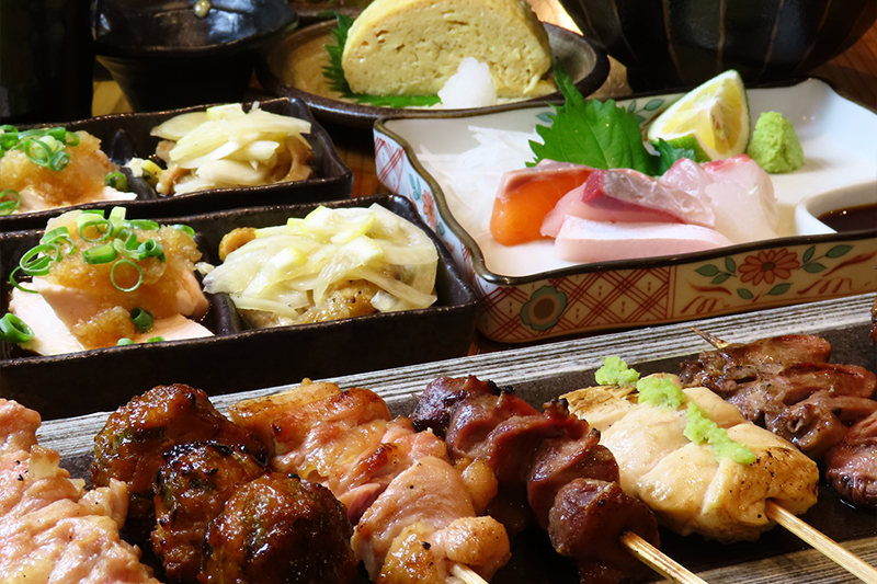 こだわりの朝引き鶏を使用